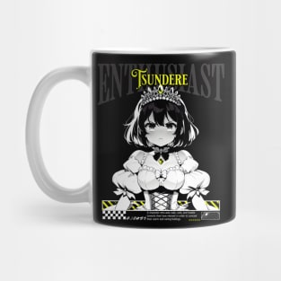 Tsundere Enthusiast - Aesthetic streetwear hard love girl Mug